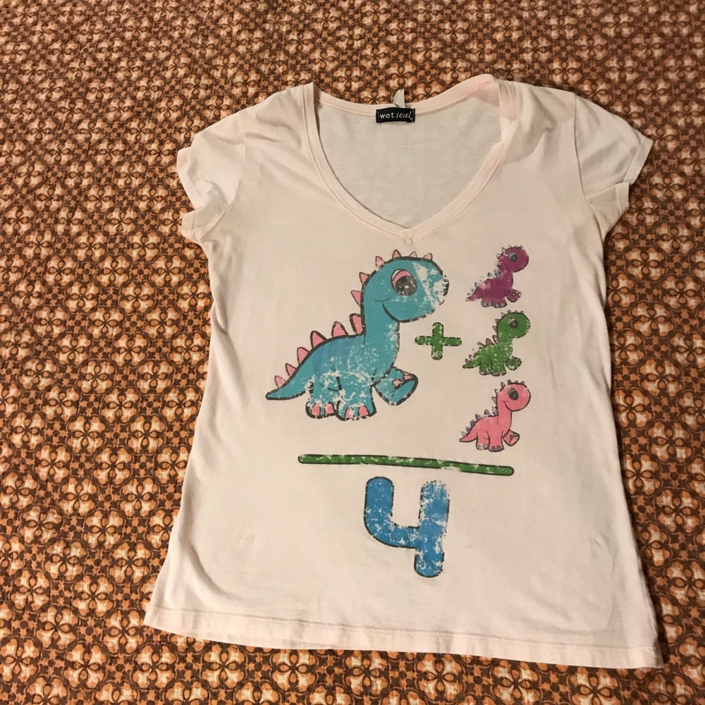 🍁🍁LAST DAY 10/30🍁🍁 Distressed Dino Tee